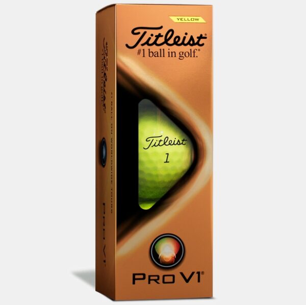 Titleist PRO V1 Yellow (2021) - Image 2