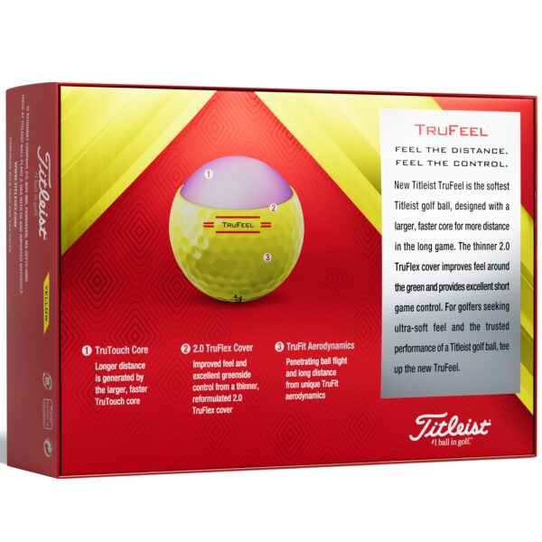 Titleist TruFeel Yellow (2022) - Image 3