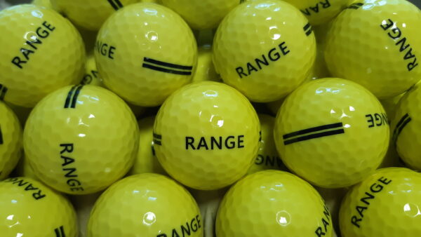 Driving Range – dvouvrstvé, žluté, černý potisk