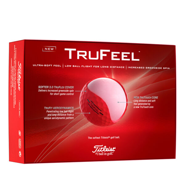 NEW Titleist TruFeel Matte Red 2024 - Image 2